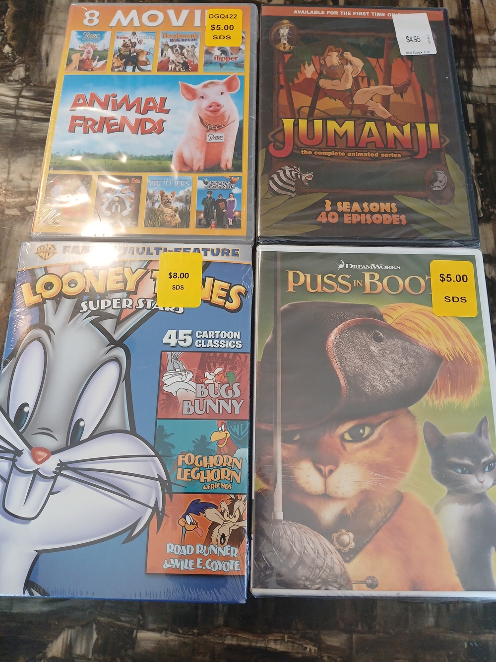 Bundle Of 4 Family DVDs